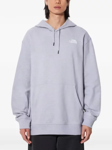 Hanorac cu glugă The North Face cu imagine gri