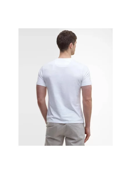 Tricou Barbour alb