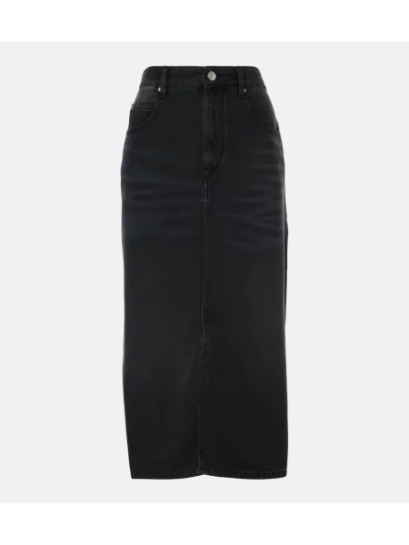 Spódnica jeansowa Isabel Marant czarna