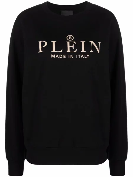 Lung hanorac Philipp Plein negru