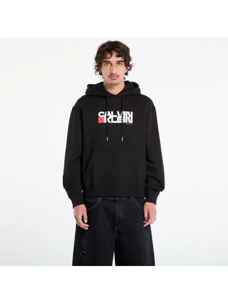 Hanorac Calvin Klein Jeans LS Terry Sweatshirt Black L negru