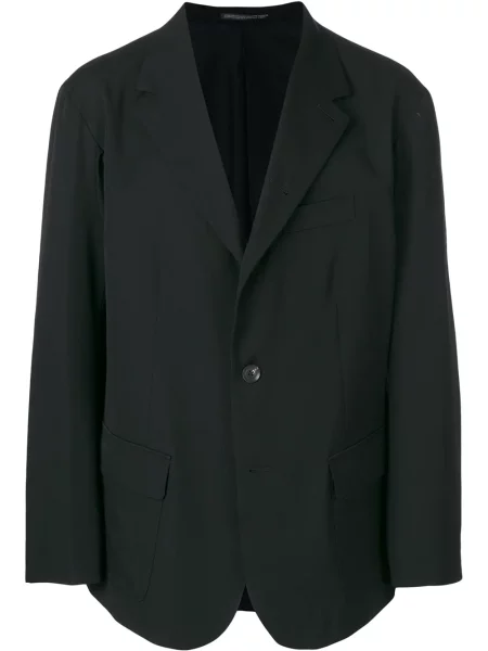 Ασύμμετρος μπουφάν Yohji Yamamoto μαύρο