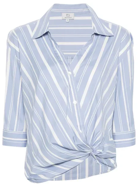 Koszula Woolrich niebieska