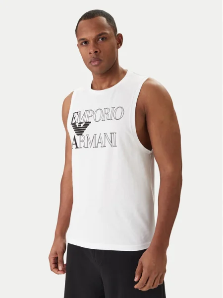 Polo Emporio Armani alb
