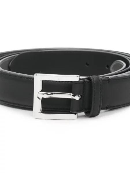 Cu centură curea Julie Kegels din piele negru