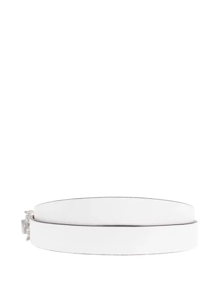Curea Tory Burch din piele alb