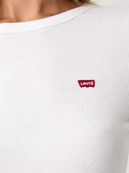 Levi's блуза с дълги ръкави дамска от с HAYES LS бяло