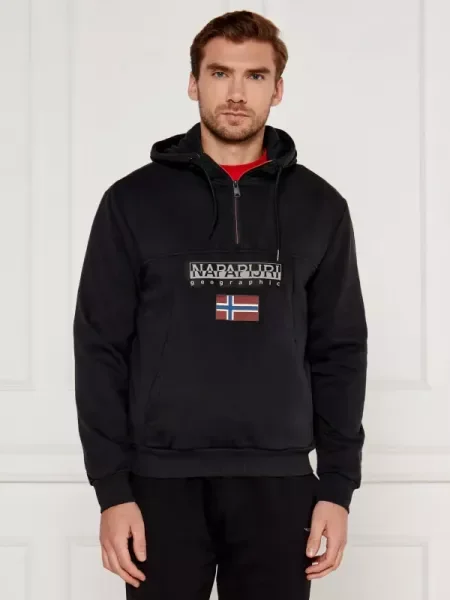 Napapijri Hanorac Burgee | Relaxed fit negru