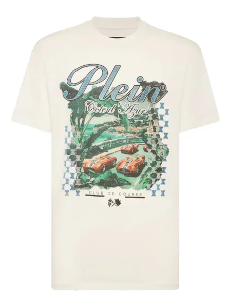 Tricou Philipp Plein alb