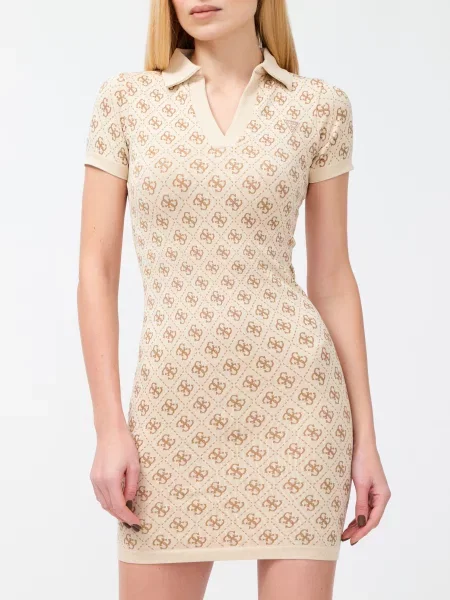Сукня Guess бежева