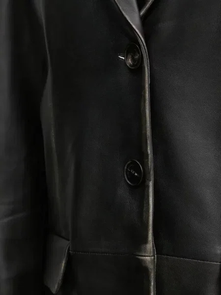 Sacou Liviana Conti din piele negru