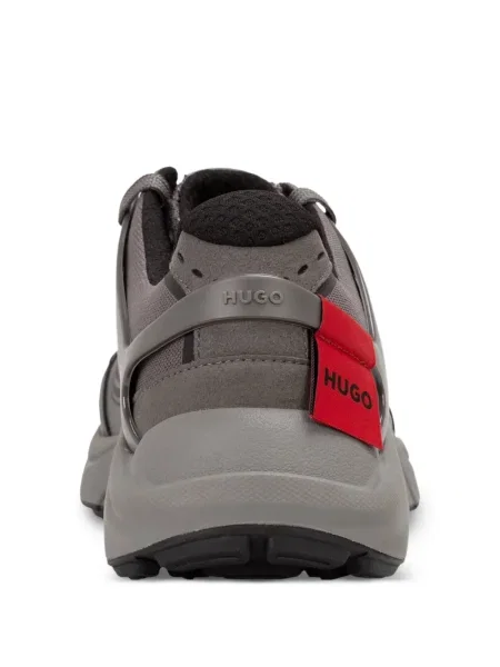 Fűzős csipkés sneaker Hugo szürke