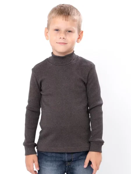 Гольф свитер носи своє серый