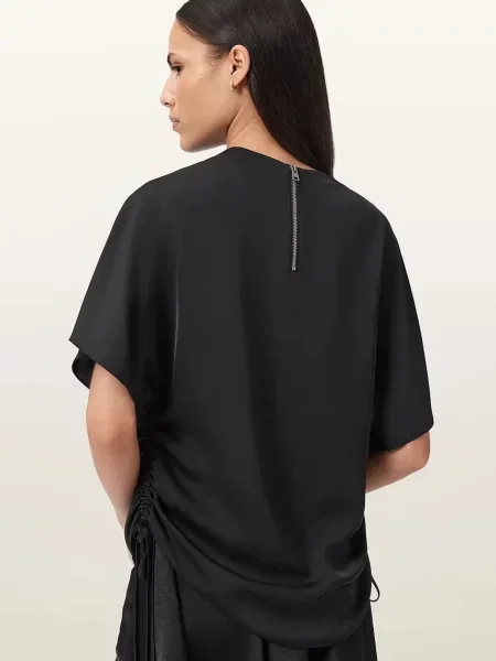 AllSaints bluză femei LESLIE negru