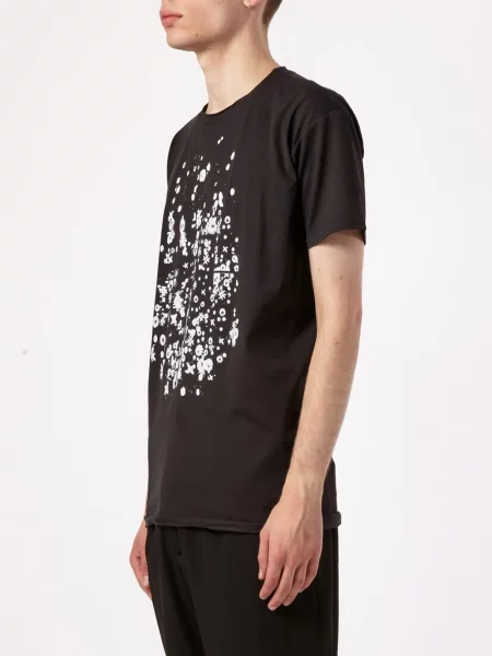 Tricou Leclaireur cu imagine cu imprimeu abstract negru