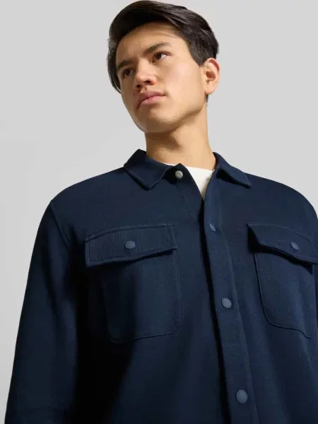 Koszula-kurtka o luźnym kroju z czystej bawełny Marc O'polo Denim