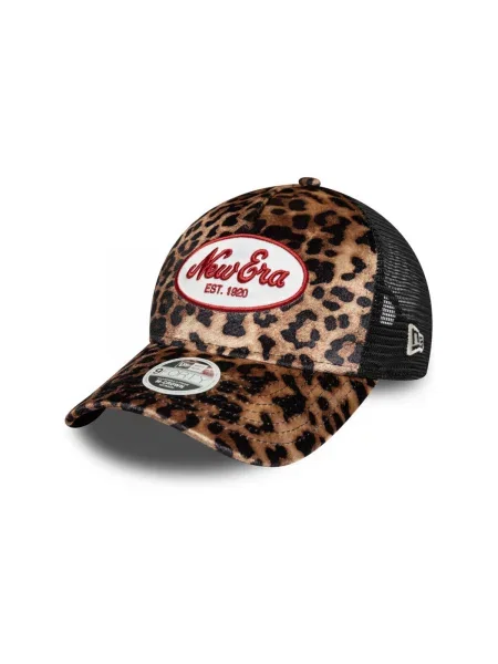 Șapcă New Era cu model leopard bej