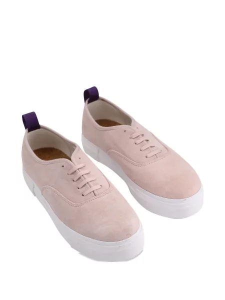 Sneakerși Eytys din piele de căprioară roz