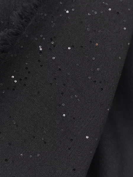 Fular Faliero Sarti cu paiete negru