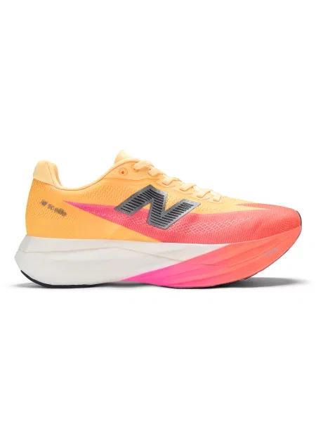Sneakers New Balance FuelCell SuperComp Elite v5 Tangerine Heat/ White Peach/ Pink Heat EUR 40 pomarańczowe