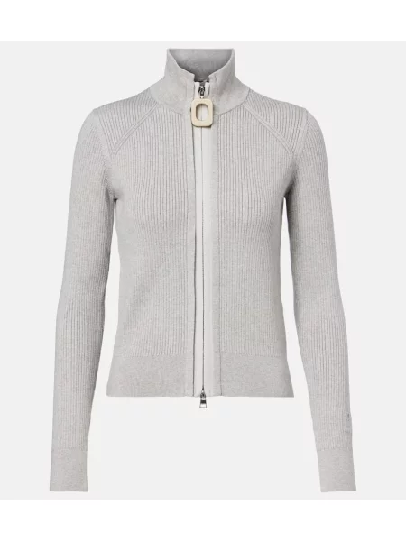 Cardigan Jw Anderson cu broderie roșu
