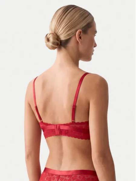 HUGO Bralette melltartó piros