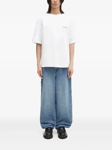 Tricou Fiorucci scurt alb