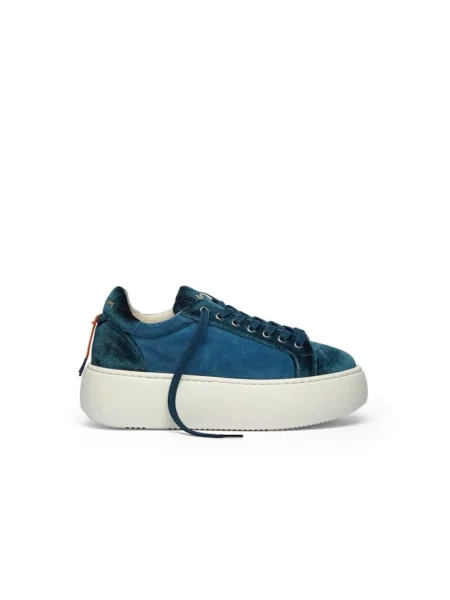 Sneakersy Barracuda zamszowe niebieskie