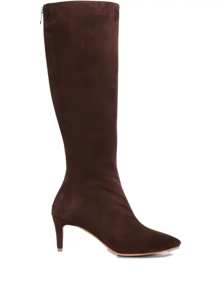 Botine Ginissima din piele de căprioară maro