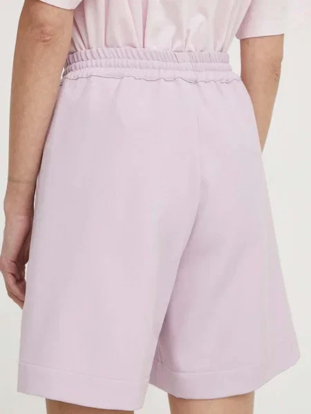 Kraťasy Won Hundred hladké high waist fialová