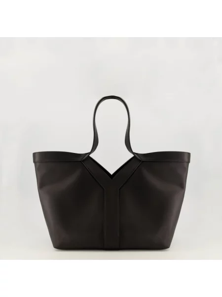 Shopperka Saint Laurent skórzana czarna