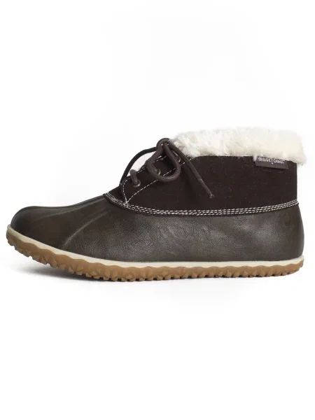 Minnetonka Botine Tega metalic gri