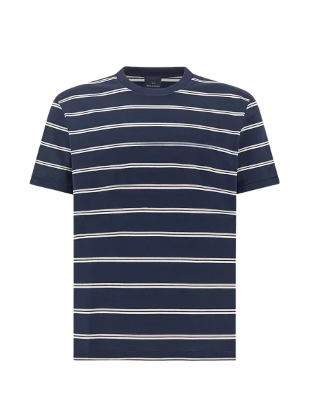 Tricou Paul & Shark cu dungi albastru
