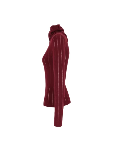 Sweter Max Mara Studio wełniany czerwony