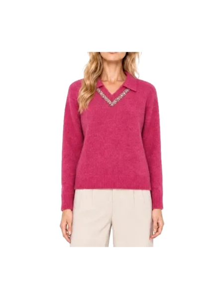 Sweter Pinko różowy