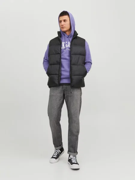 JACK & JONES Vestă JJEToby' negru