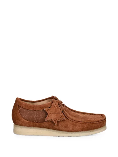 Pantofi loafer Clarks Originals din piele de căprioară maro