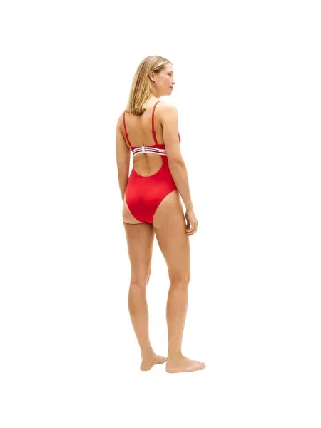 Costum de baie Tommy Hilfiger roșu
