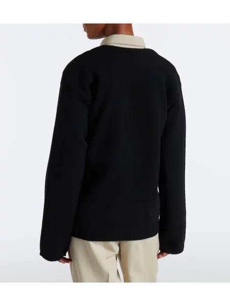 Cardigan Róhe de lână negru