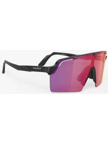 Okulary rudy project spinshield pro z fioletowymi lustrzanymi soczewkami czarne