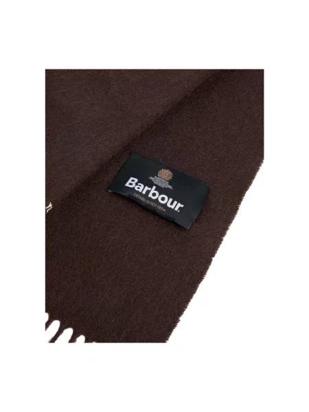 Barbour szalik wełniany brązowa