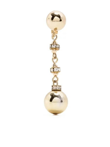 Kamínky náušnice Christian Dior Pre-owned zlaté