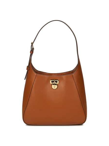 LAUREN RALPH LAUREN Torbica Large Tanner Shoulder Bag smeđa