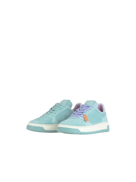 Sneakersy Panchic skórzane zielone
