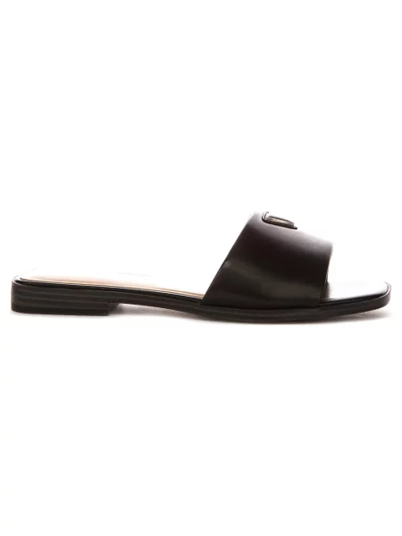 Klapki Guess z logo czarne