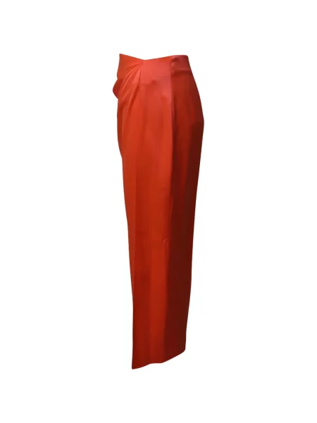 Fustă David Koma drapată portocaliu
