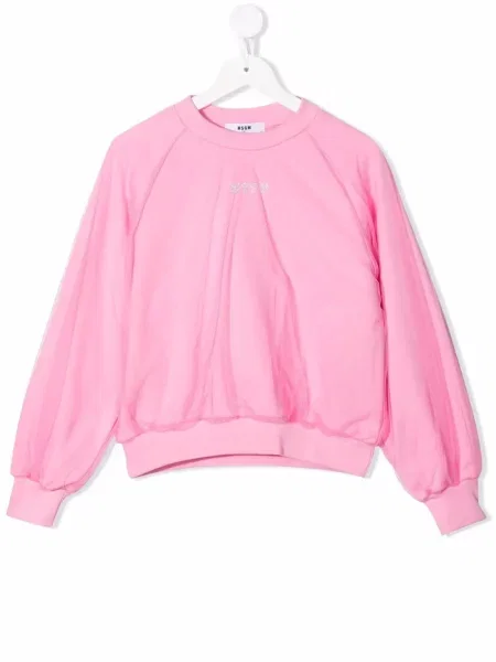 Bluza dziecięca Msgm różowa