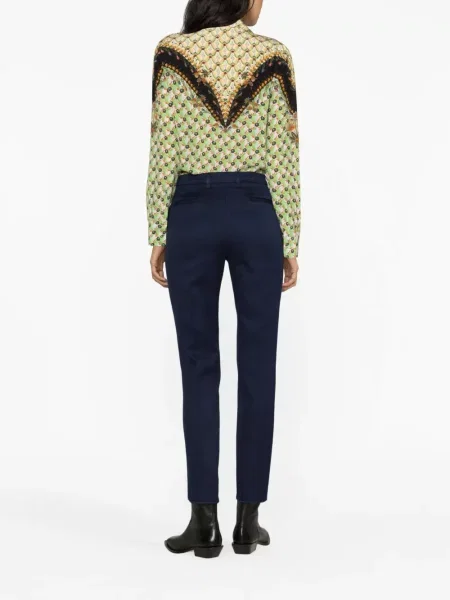 Cămașă Etro cu imagine lungă verde