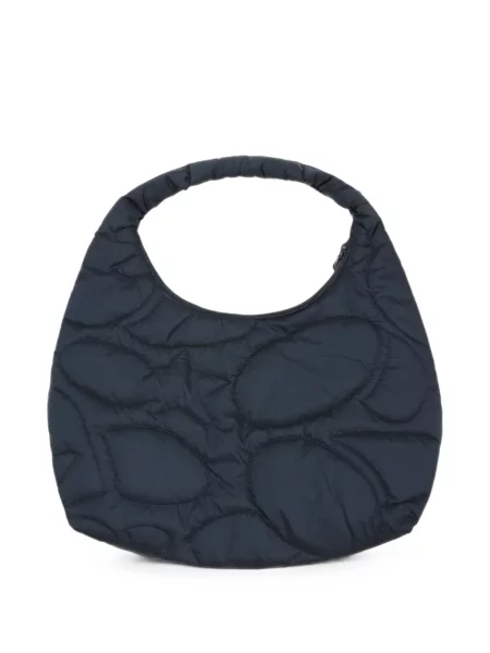Ватиран шопинг чанта Apee™ By *a Bathing Ape® със сърца синьо