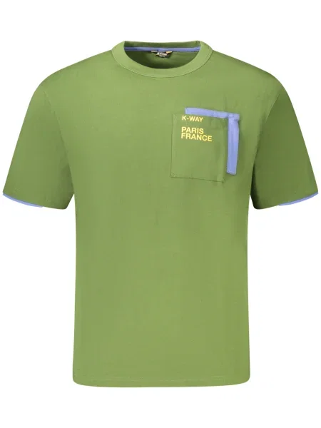 Tricou K-way scurt verde